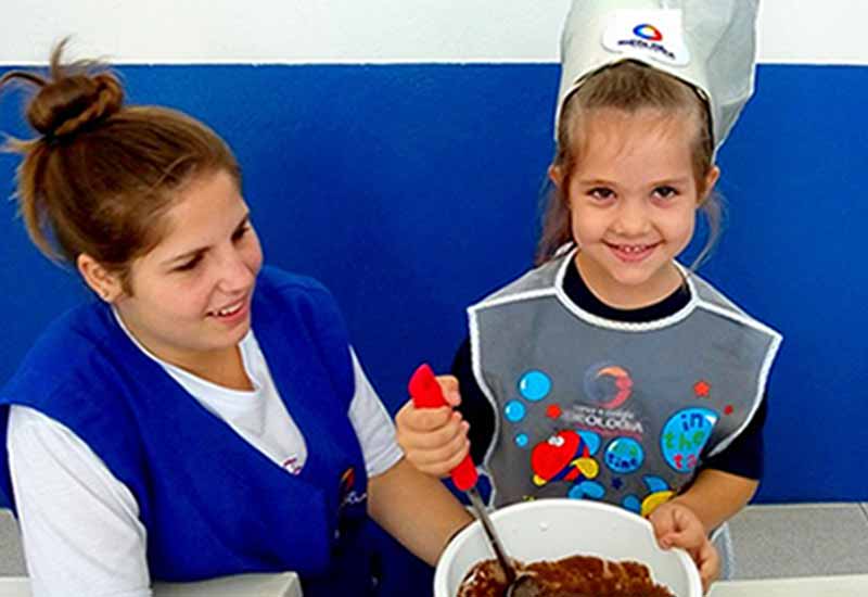 oficina de culinária - Colégio Ideologia